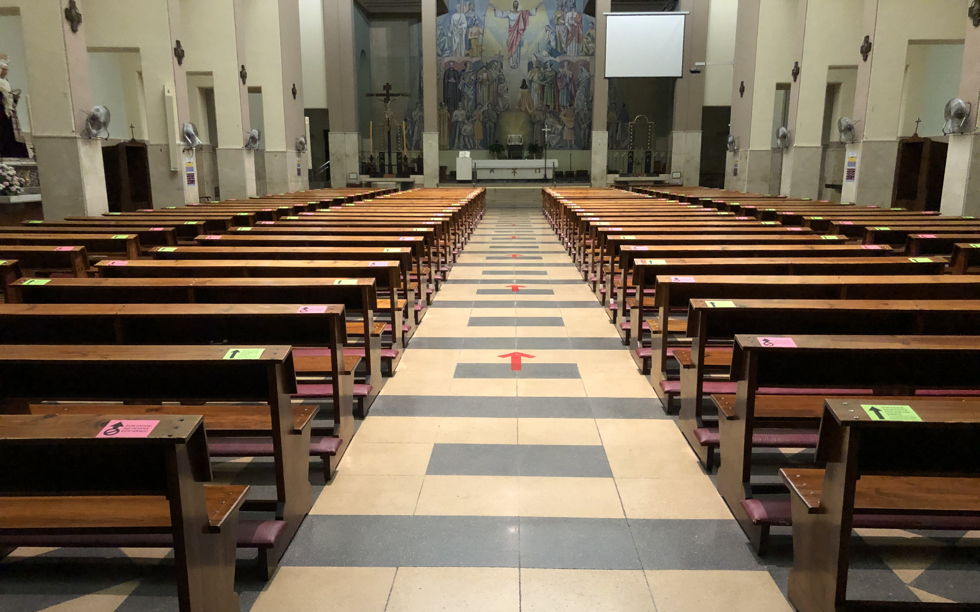 La iglesia de Cristo Rey abrirá sus puertas el día 11 para reiniciar el culto público