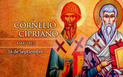 Oramos unidos, aunque no estemos juntos. 18 septiembre. Viernes de la 24ª semana del Tiempo Ordinario. Memoria de san Cornelio y san Cipriano