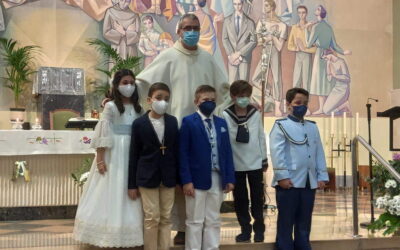 Otros 9 niños de nuestra comunidad han participado por vez primera de la eucaristía este fin de semana