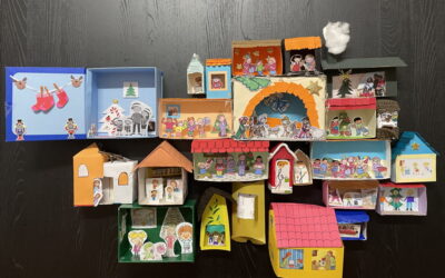Los chicos de catequesis y sus familias han participado la semana pasada en las celebraciones de Navidad