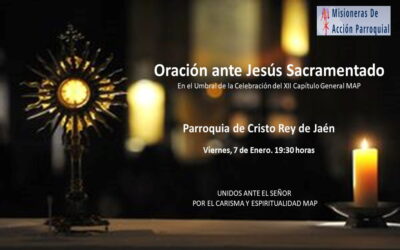 Invitación a los laicos de nuestra parroquia para orar por el proceso capitular de las Misioneras de Acción Parroquial
