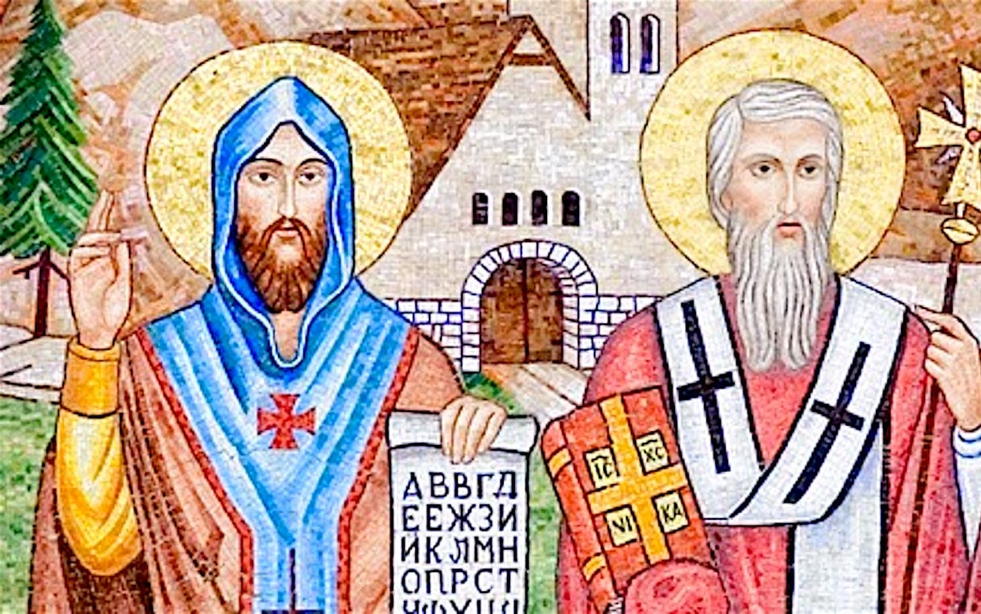 Oramos unidos, aunque no estemos juntos. 12 febrero. Lunes de la 6ª semana del tiempo Ordinario. Santos Cirilo y Metodio (fiesta)