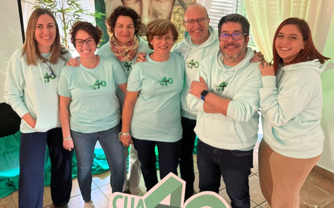 El equipo diocesano presente en el primer encuentro cuatro40 en la diócesis de Cartagena
